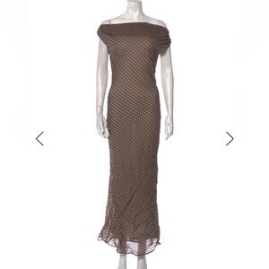 Reformation Brown Maxi Dress